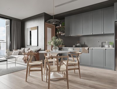 北欧单身公寓3D模型下载